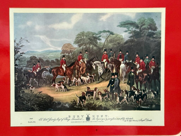 Set of 6 Fox Hunting Placemats W1976