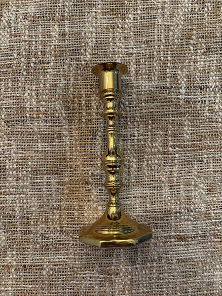 Vintage Brass Baldwin Candlestick