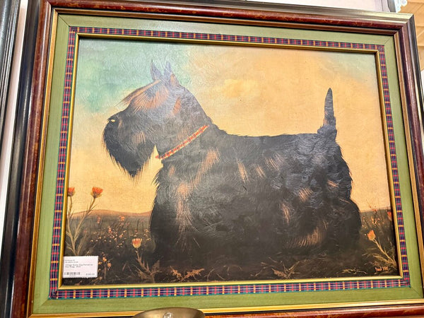 Vintage Scotty Dog Portrait by Paul Stagg 25x31