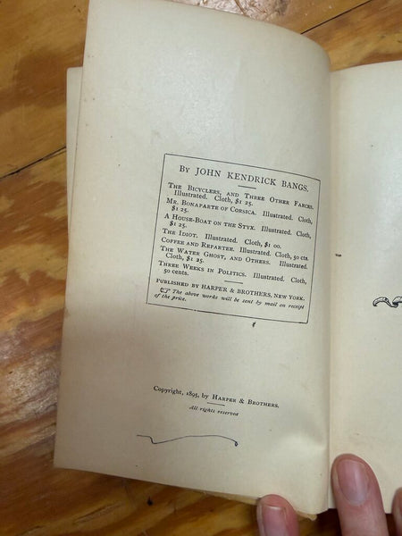 First Edition of Mr. Bonaparte of Corsica published in 1895 W2112
