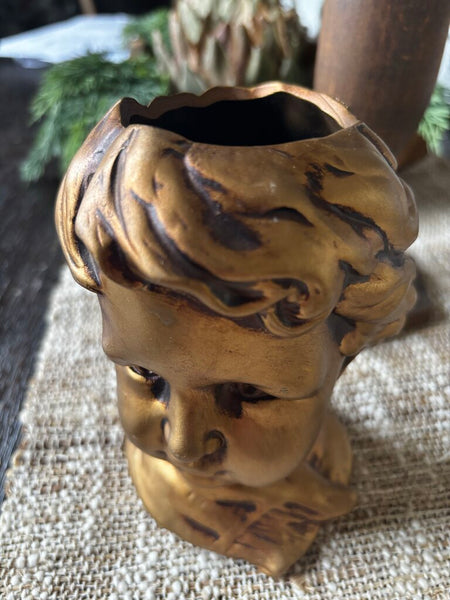 Vintage Ceramic Head Vase