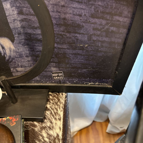 John Lennon framed poster in store pick up only (as found)