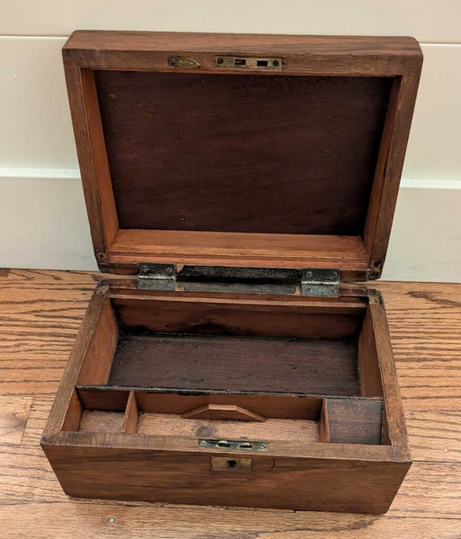 Antique Wooden Box 12x9x6