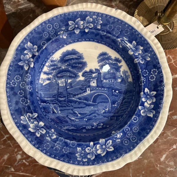 ANTIQUE COPELAND SPODE BOWLS "TOWER" PATTERN WITH GADROON EDGE SET OF 4