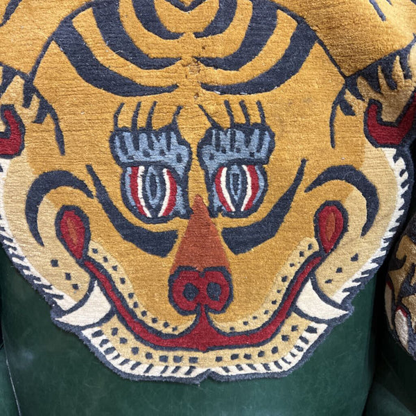 Vintage Tibetan Tiger Rug