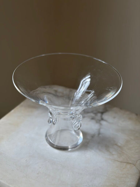 1448 Steuben Signed Crystal Vase