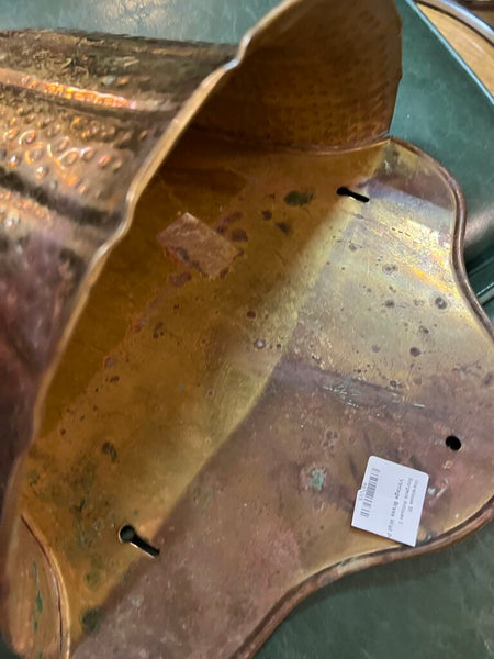 Vintage Brass Wall Pocket