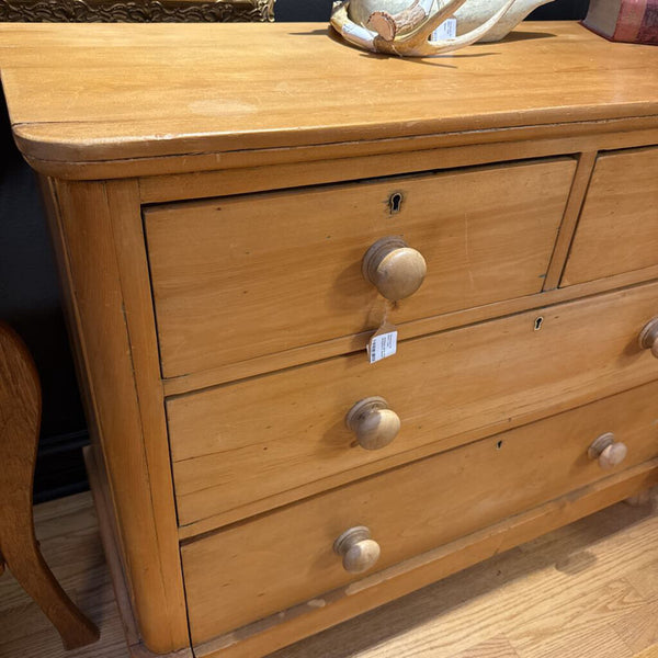 Antique pine chest someone stripped it down to original wood