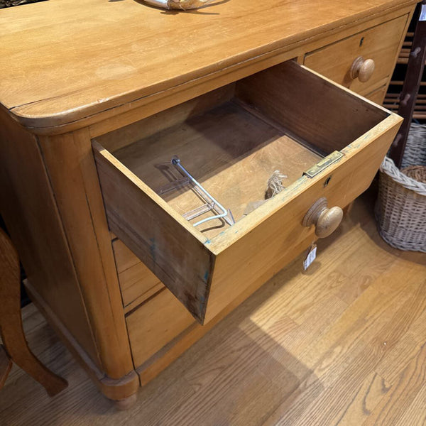 Antique pine chest someone stripped it down to original wood