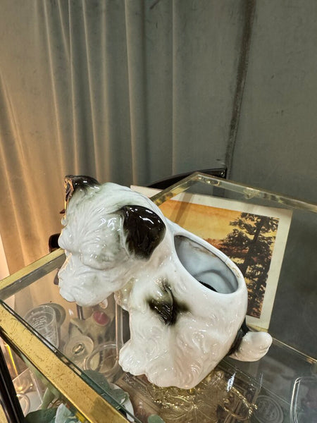 Ceramic Terrier Planter 5.5" W2133