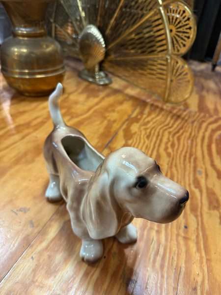 Bassett Hound Ceramic Planter 7.5" W2134