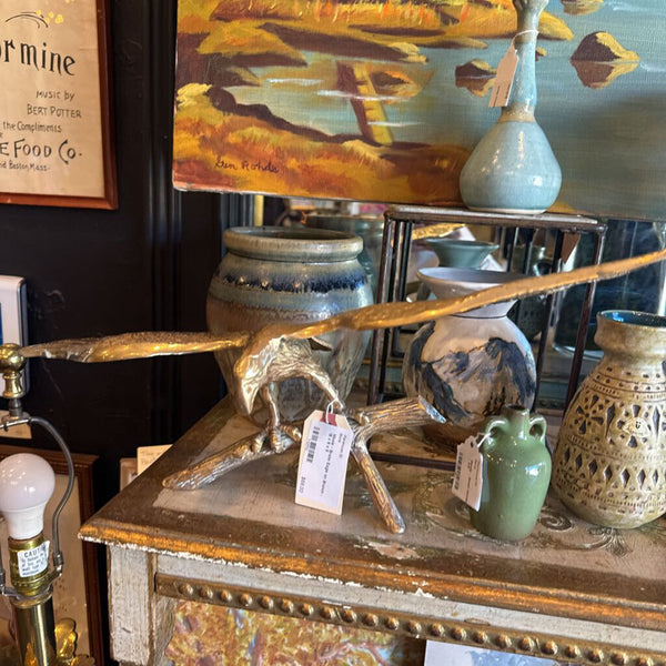 Moxie - Brass Eagle on Branch - 18 x 8 x 6