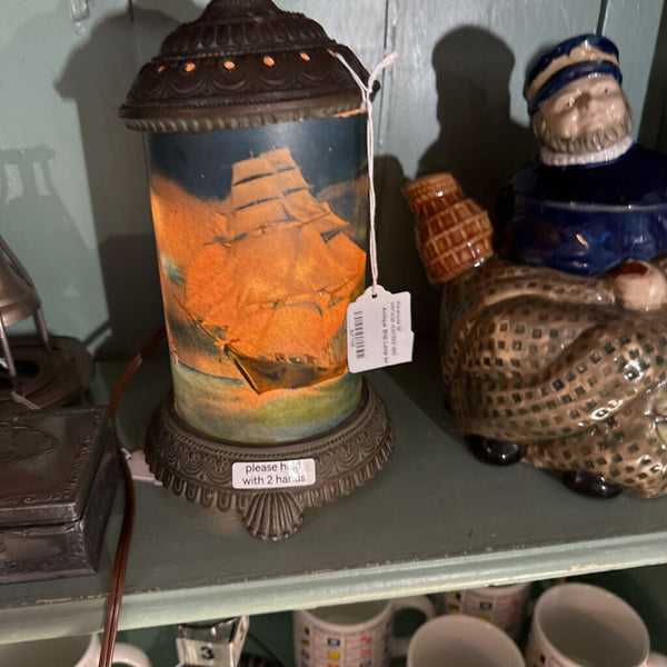 Antique Ship Lamp as is