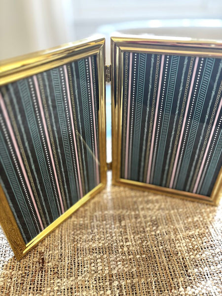 5x7 Double Brass Frame
