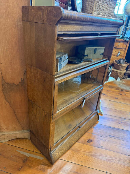 5pc Tiger Oak Barrister Bookcase 34W 48H 14D IN STORE PICKUP ONLY