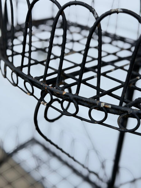 1494 Tiered Rustic Iron Planter Stand