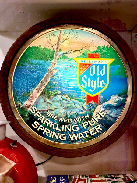 JFV ~ Vintage Old Style lighted sign