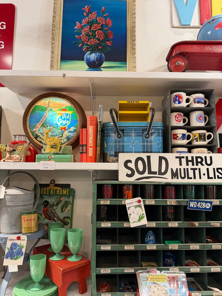 JFV ~ Vintage Old Style lighted sign