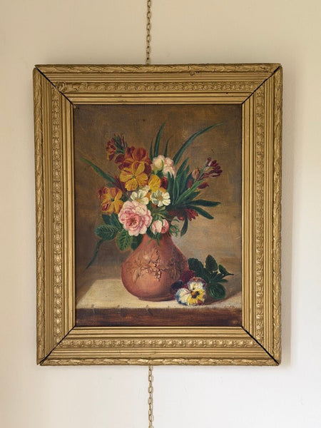 2338 French 19th C. Floral Still Life