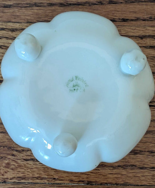 Antique Nippon Porcelain Handpainted Footed Bowl 4.5