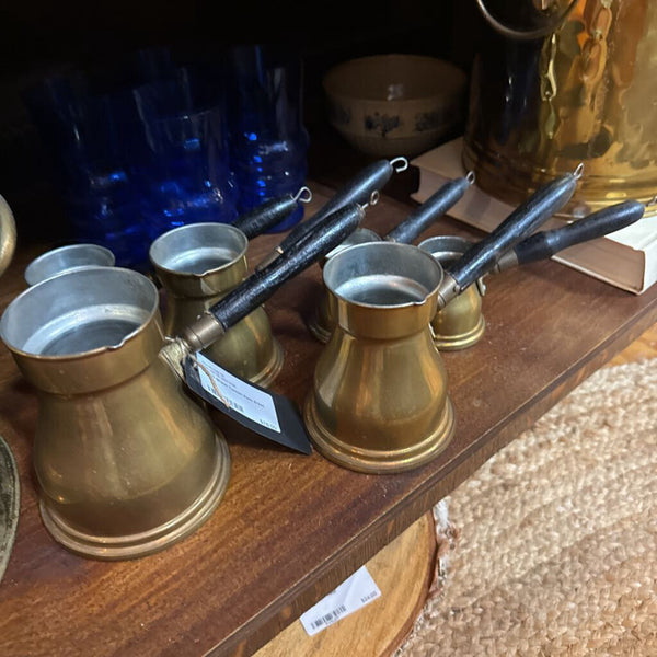 VTG Brass Turkish Pots 6/Set