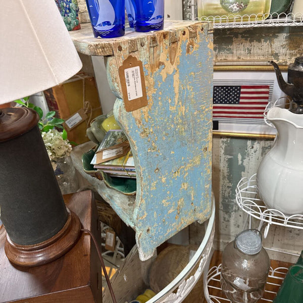 Antique Pine Shelf/Bench STORE PU ONLY