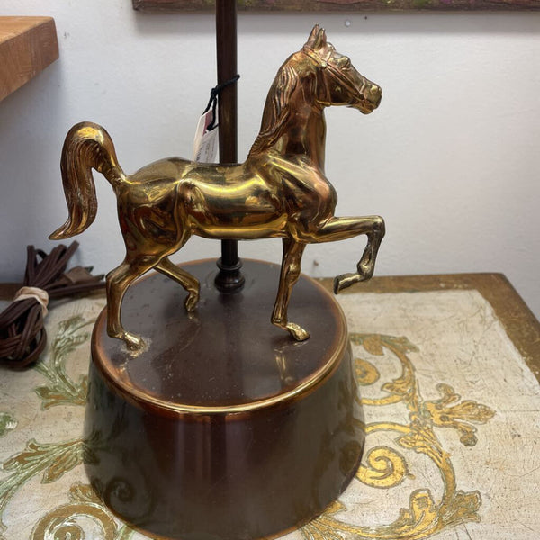 Moxie - Vintage Horse Lamp - Works