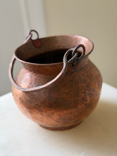 0208 Copper Handled Pot