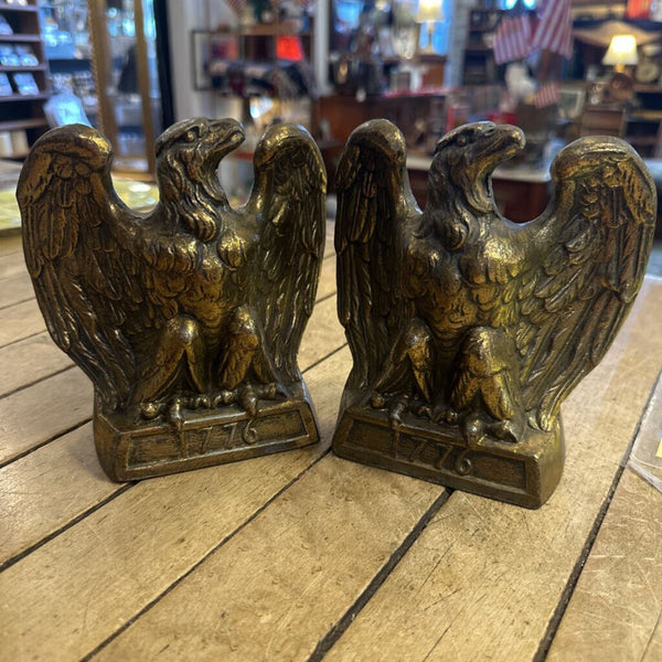 PAIR OF 1776 EAGLE BOOKENDS