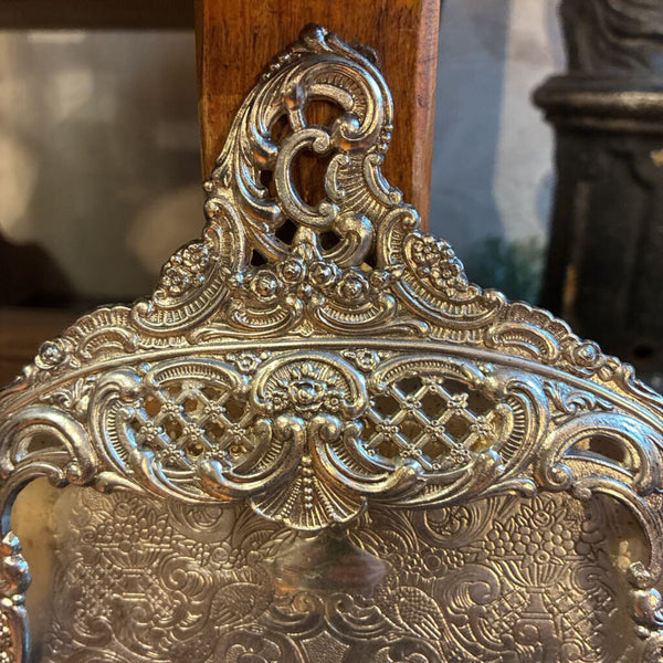 Vintage Silverplate Crumb Catcher 6.5 x 6.5