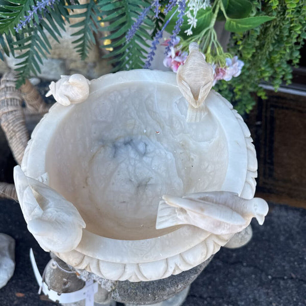 MARBLE BIRDBATH 10X10 FIRM