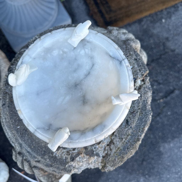 MARBLE BIRDBATH 6X4 FIRM