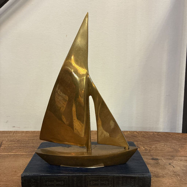 Vintage Brass Boat