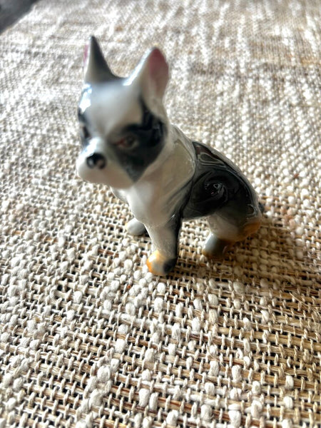 Vintage Boston Terrier Figurine