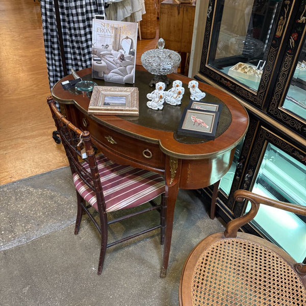 LOUIS XVI MAHOGANY DESK 35W 22D 30 T IN STORE PICK UP ONLY