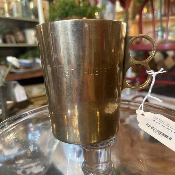 Brass Ale Mug 4-1/2" H x 3-1/2" D