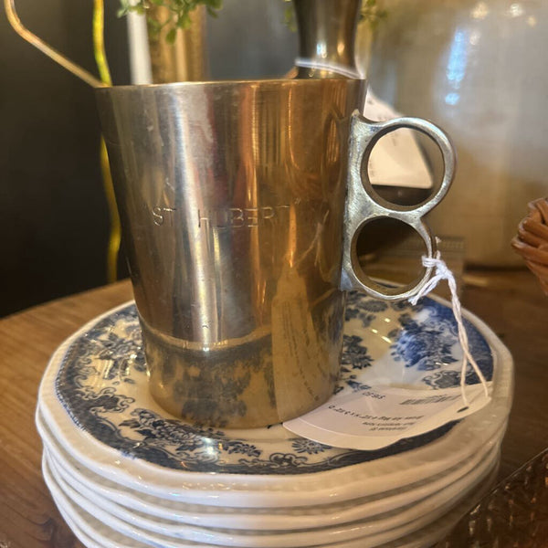 Brass Ale Mug 4-1/2" H x 3-1/2" D