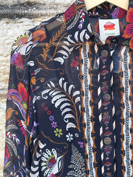 FARM RIO Garden Mini Dress Sz: XXS STUNNING FIRM