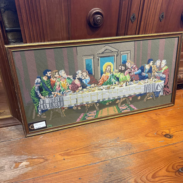 Last Supper Needlepoint 18x36