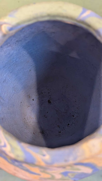 Blue Ozark pottery approximately 9 inches