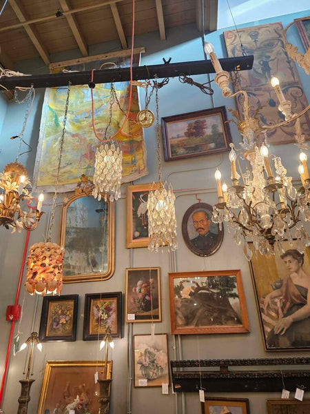 Double 1960's Chandelier (Rewired)