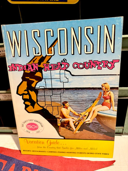 JFV ~ Vintage Wisconsin Indian head county vacation guide