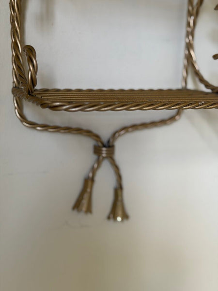 1595 Gold Metal 3 tier tassel rack