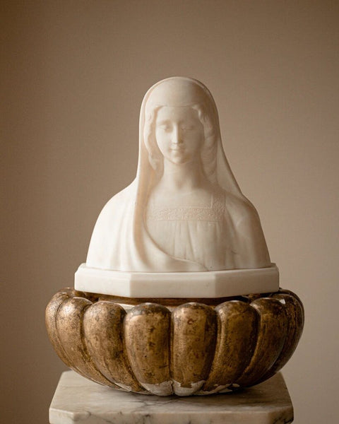 2201 Antique French Reliquary Wooden Riser Base