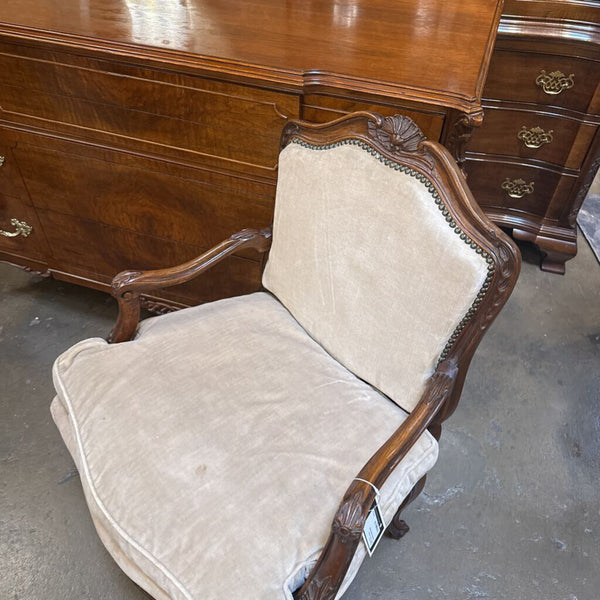 FRENCH ARM CHAIR 23T 19D U IN STORE PICK UP ONLY