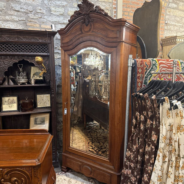 TALL FRENCH ARMOIRE 41W 21D 98T IN STORE PICK UP ONLY