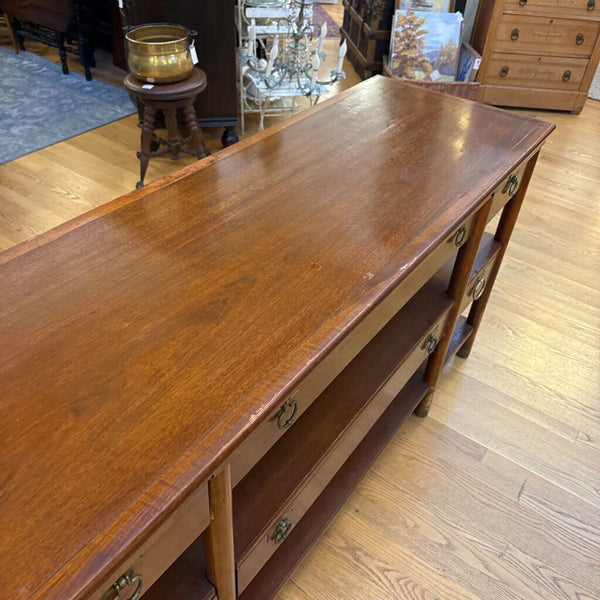 SIDEBOARD EXTENDS TO A TABLE DO NOT HAVE LEAVES 30T 62W 20D IN STOR EPICK UP ONLY