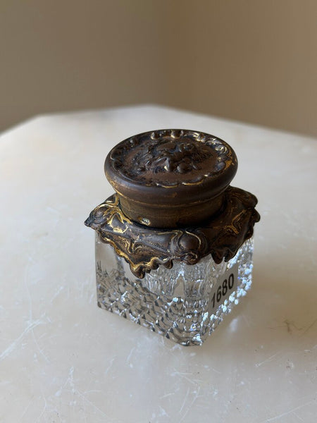 1680 Mini Antique Inkwell