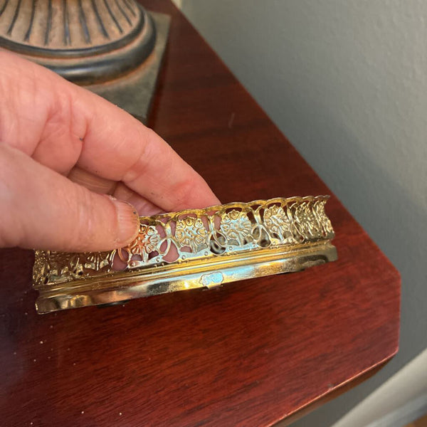 Vintage Mirrored Mini Tray