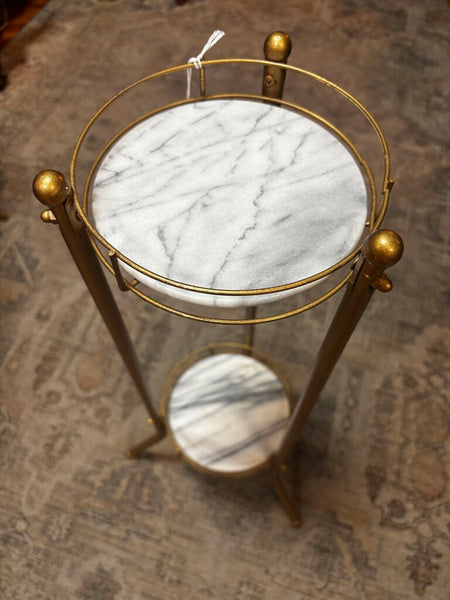 MCM Brass and Marble Stand (in store PU)